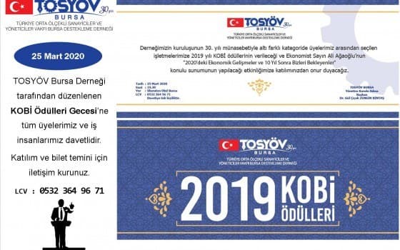 Bursa'nın güçlü KOBİ'lerini ödüllendiriyoruz